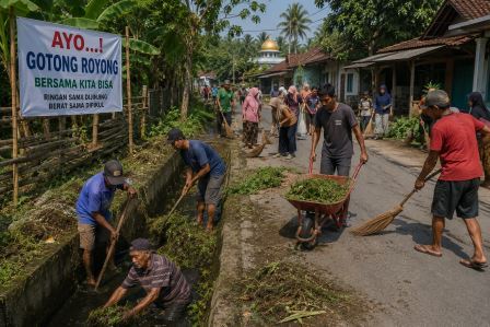 gambar gotong royong
